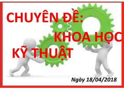 Chuyên đề Khoa học kỹ thuật