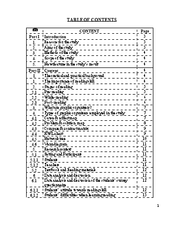 SKKN Applying graphic organizers in teaching reading new textbook – Tieng anh 10