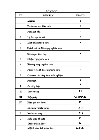 SKKN Một số biện pháp chăm sóc và giáo dục chuẩn bị cho trẻ 5 tuổi vào lớp 1