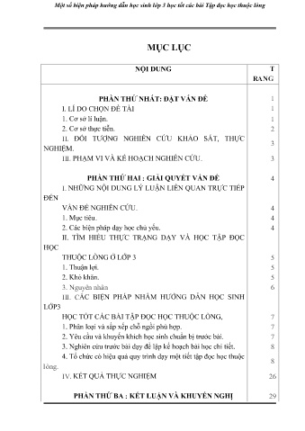 SKKN Một số biện pháp hướng dẫn học sinh lớp 3 học tốt các bài Tập đọc học thuộc lòng